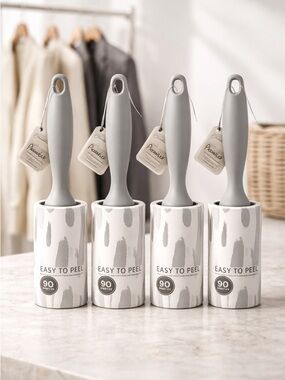 NWT - Set of 4 Lint Rollers 90 Sheets Each Roll